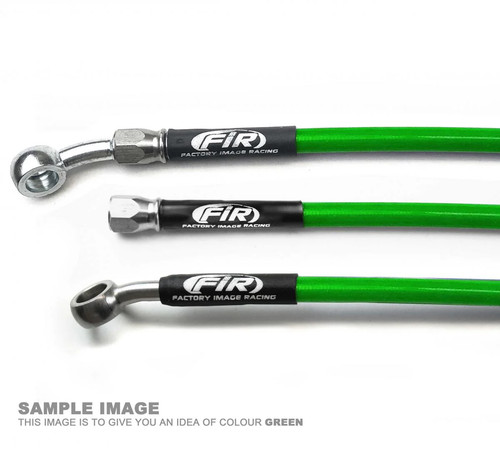 Hose front brake green - brake, /